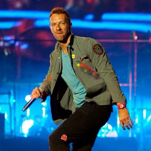 ChrisMartin(Coldplay)wearsCasio